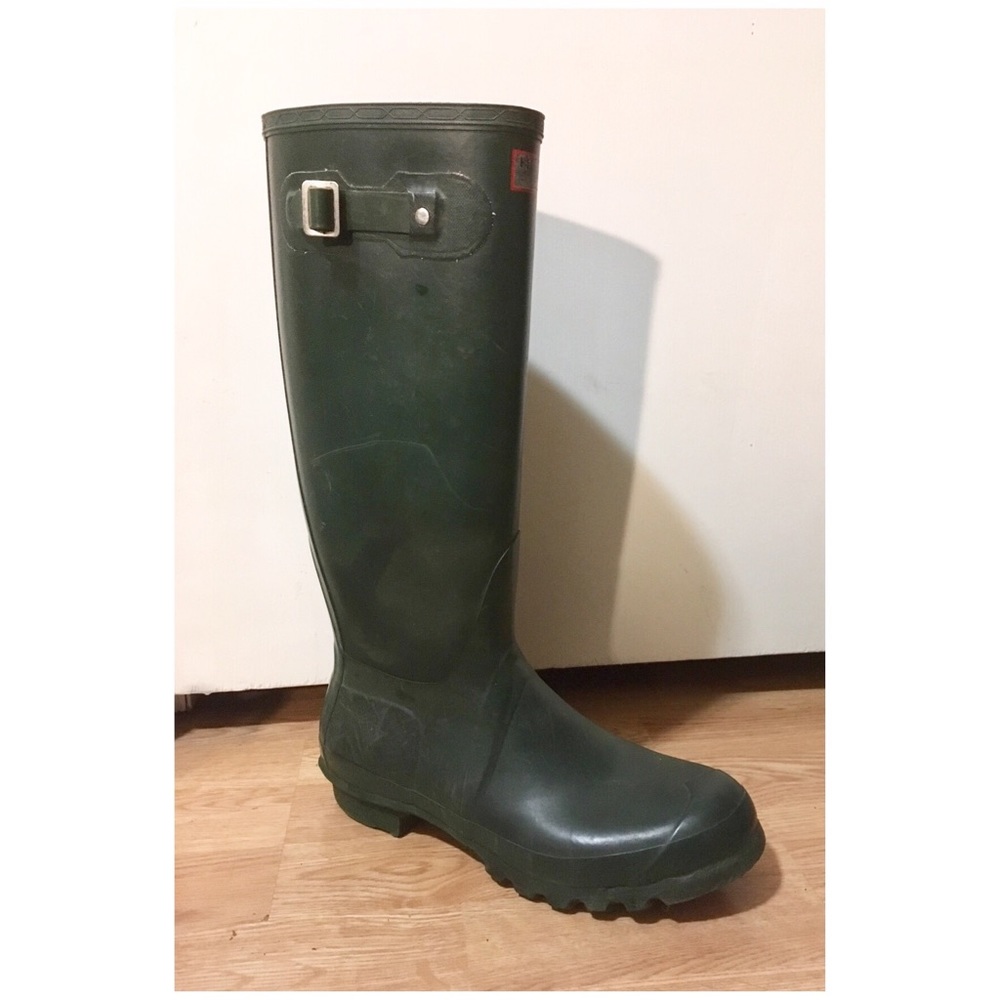 Green Hunter Boots Used